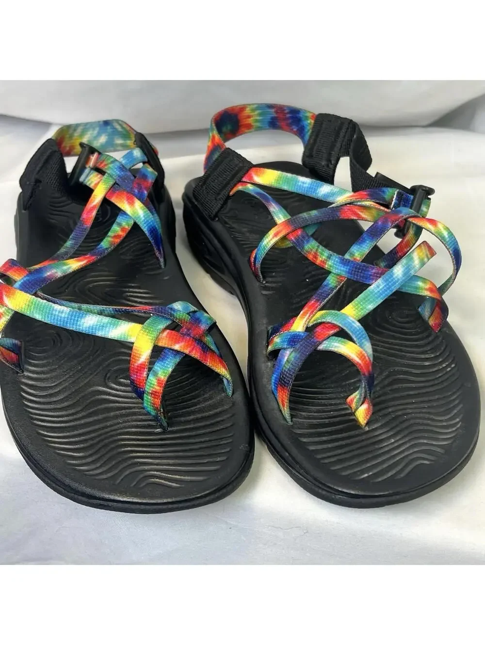 Chaco zvolv x2 Outdoor Strappy Sandles Tie-Dye Outdoor Hiking SZ 7 EUC